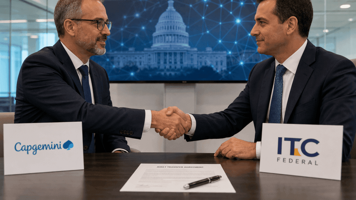 Capgemini Sells U.S. Government Unit to ITC Federal
