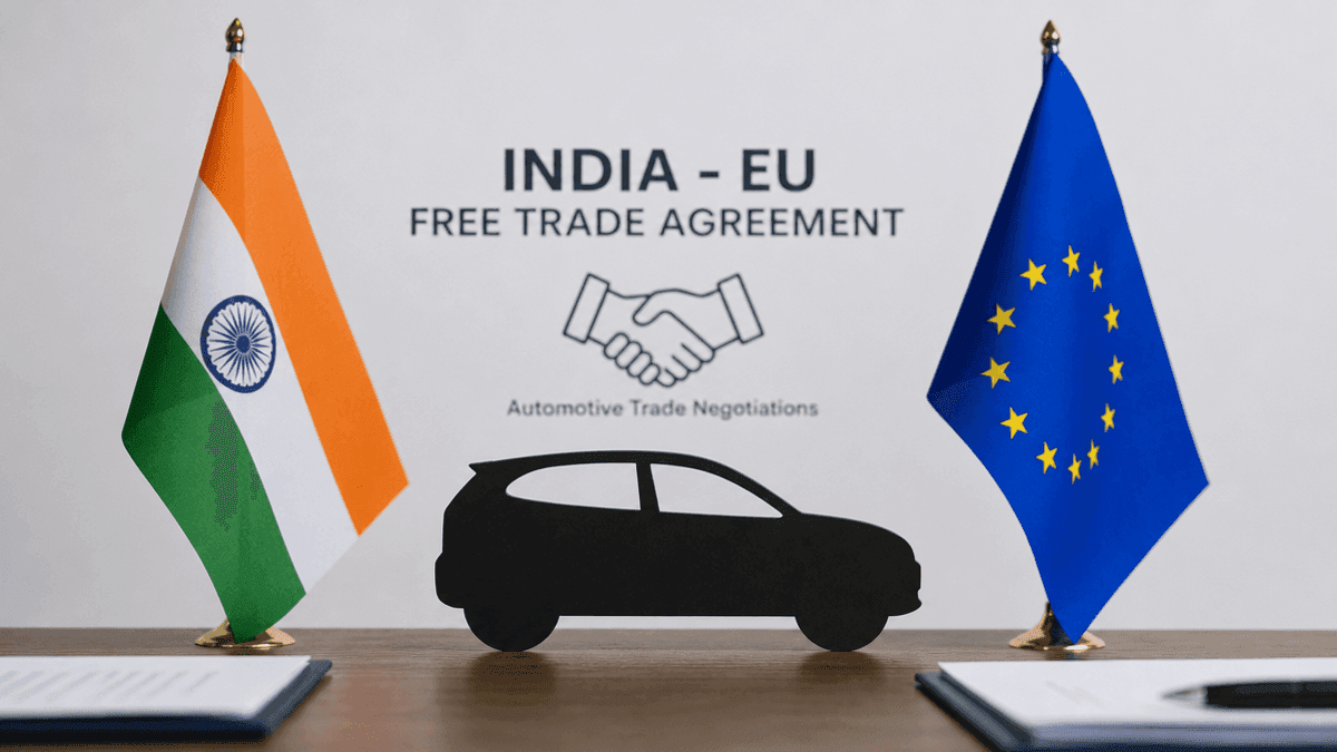 India-EU FTA: EU Proposes 2.5L Car Quota at 8% Duty