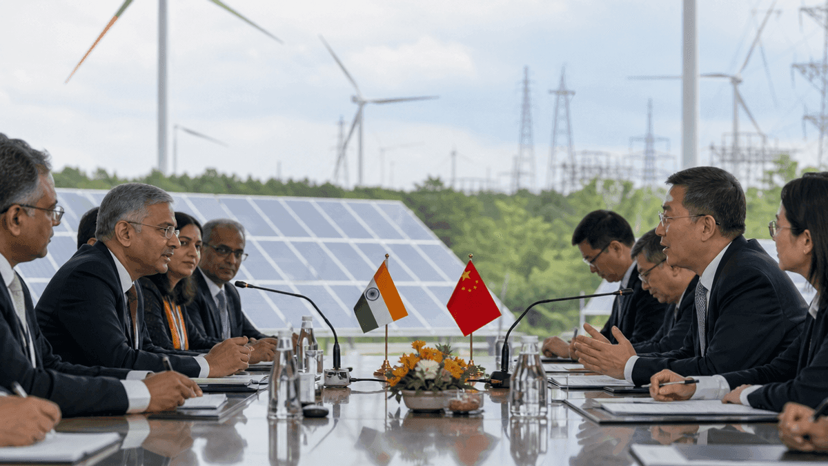 India and China Discuss Energy Cooperation & Sustainable Growth