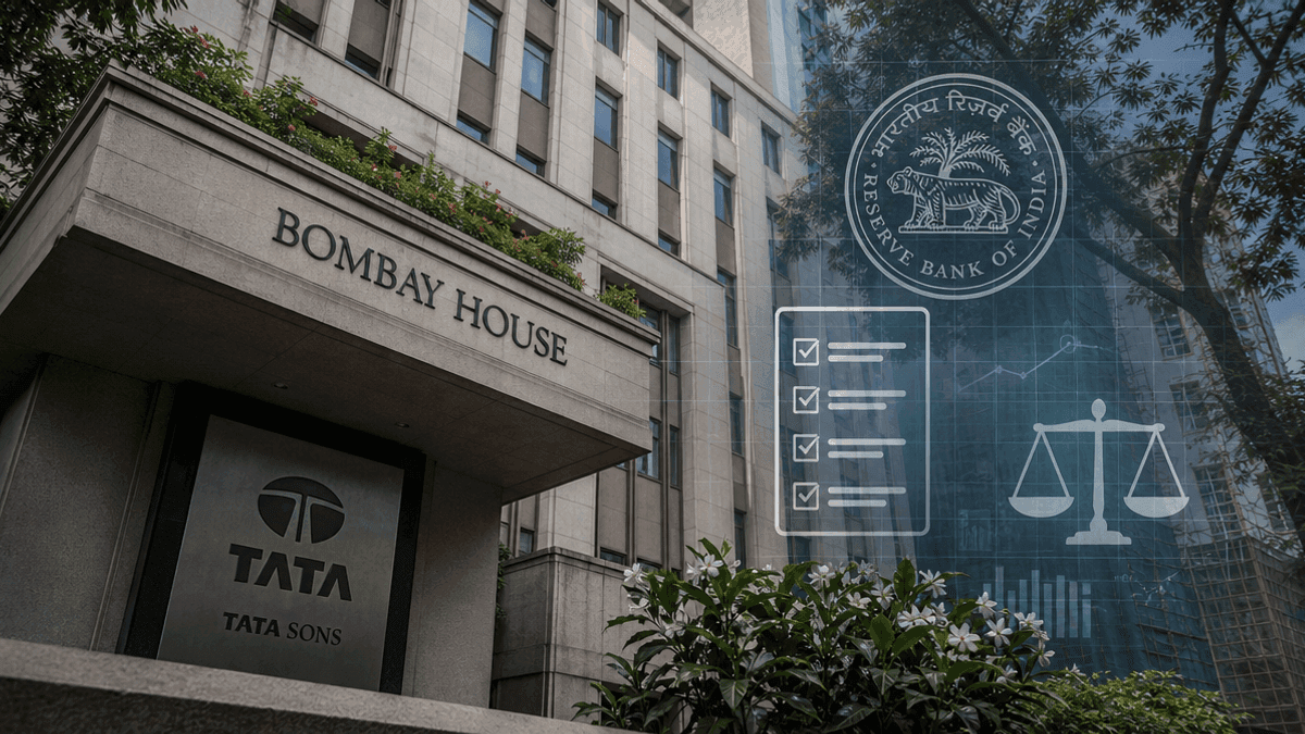 RBI Ruling Forces Tata Sons Into Major Structure Shift
