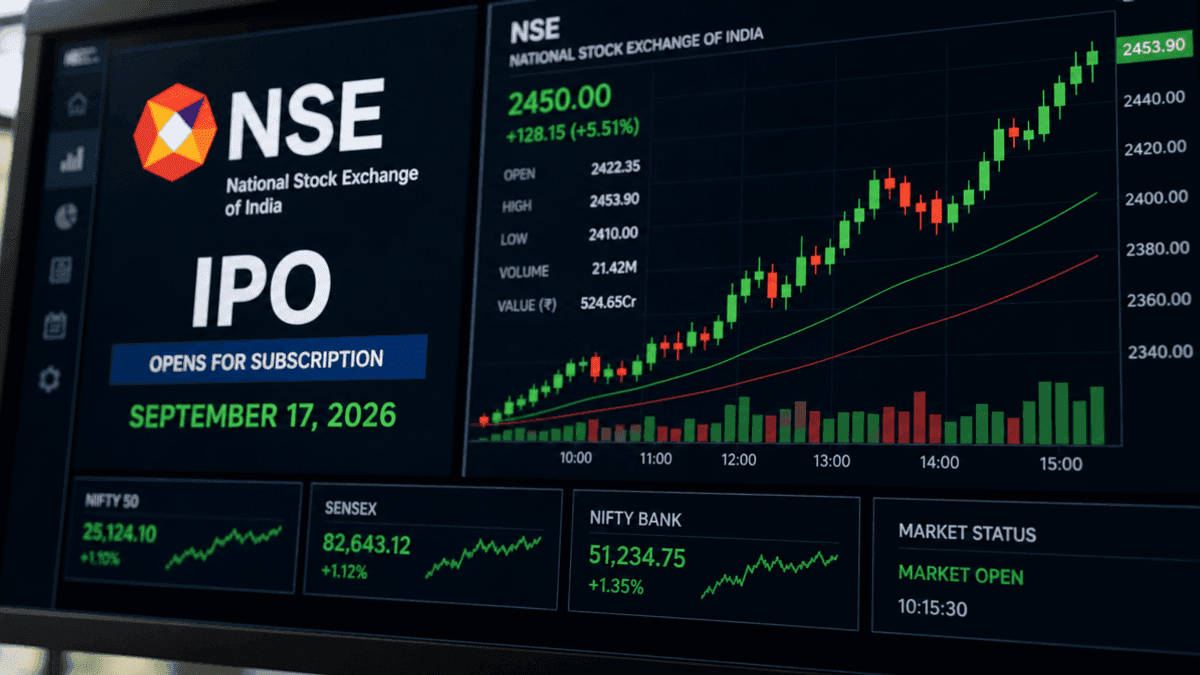 NSE IPO Set for September 2026: Rs 22,562 Crore Public Offer