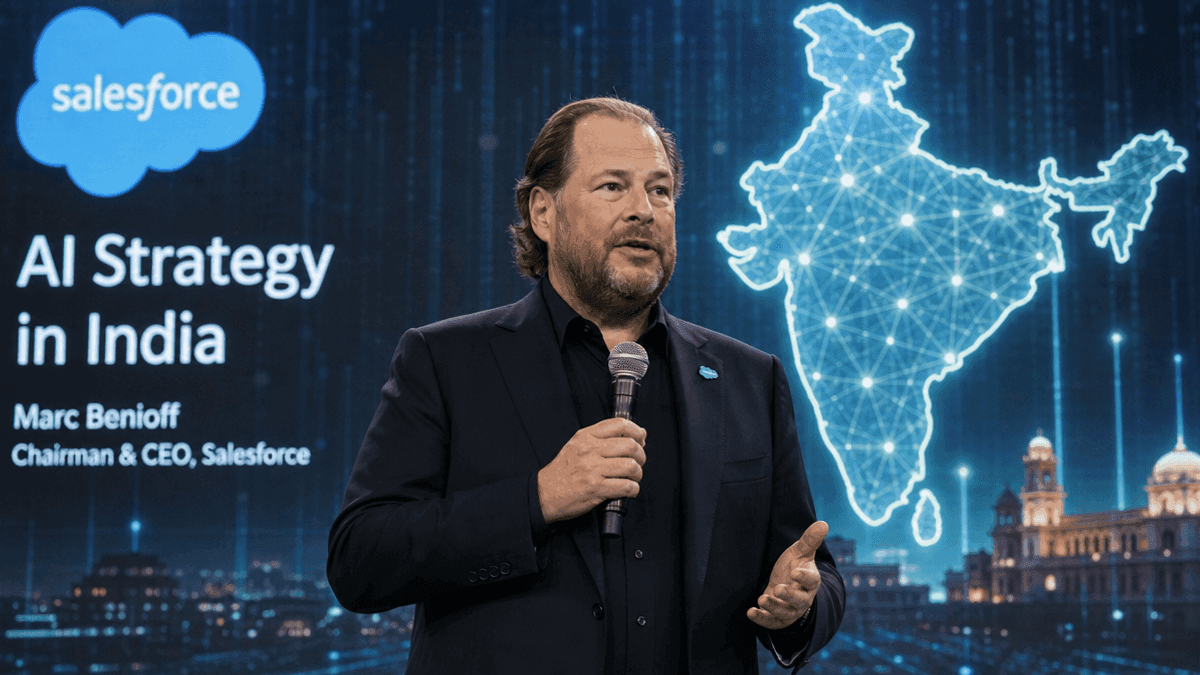Salesforce CEO Marc Benioff Sees India Leading AI Era