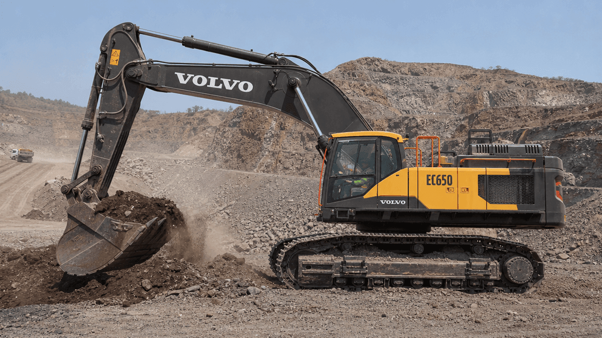 Volvo CE Launches EC650 Crawler Excavator in India