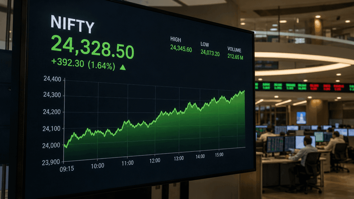 Nifty Extends Gains for Second Straight Session