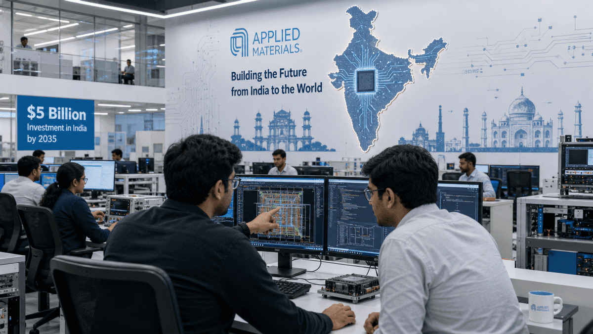 Applied Materials Pledges $5B Investment in India by 2035