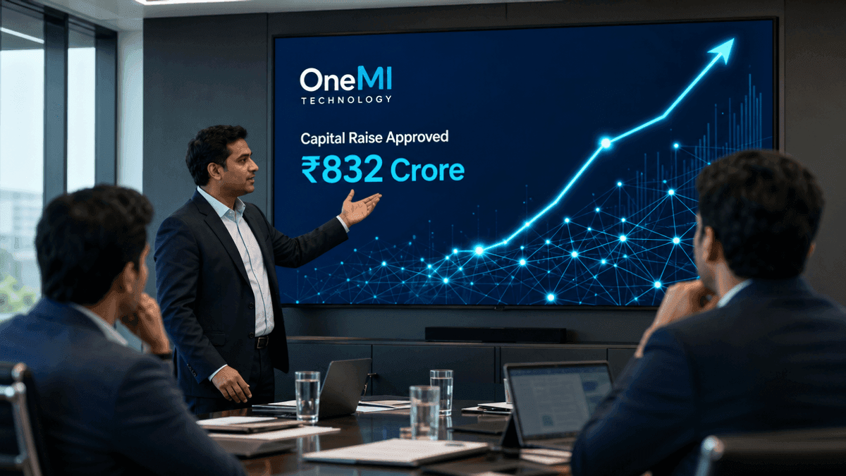 OneMI Technology Approves ₹832 Crore Capital Raise