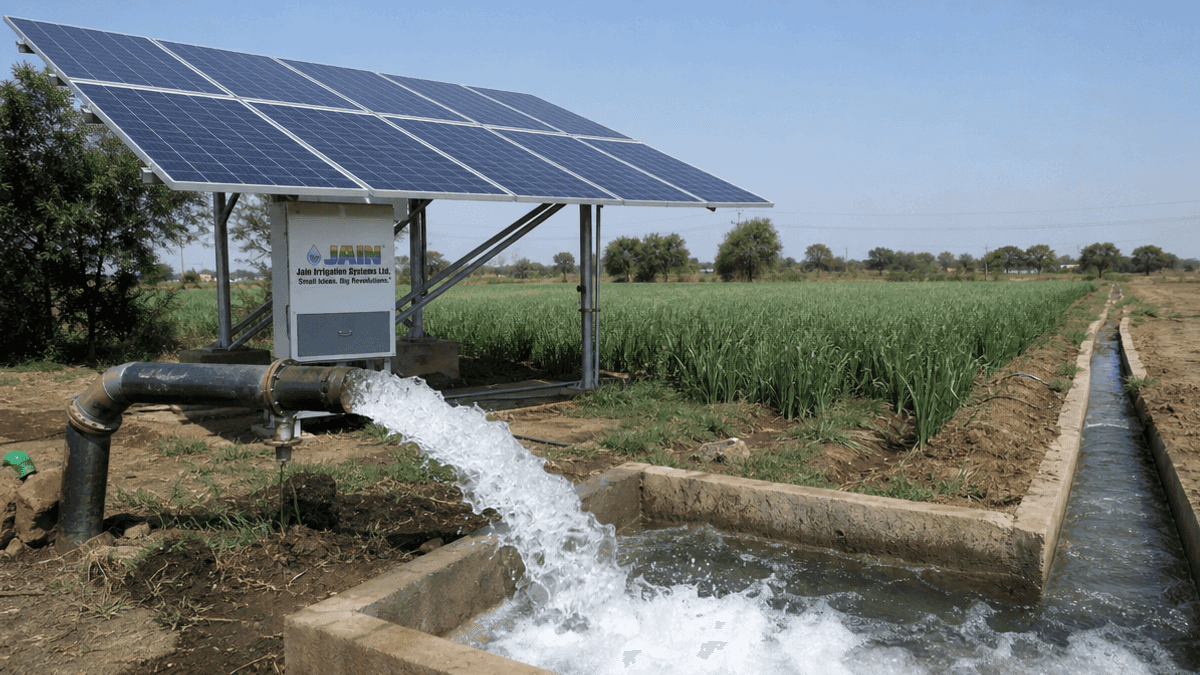 Jain Irrigation Wins Rs 117.96 Cr MSEDCL Solar Contract