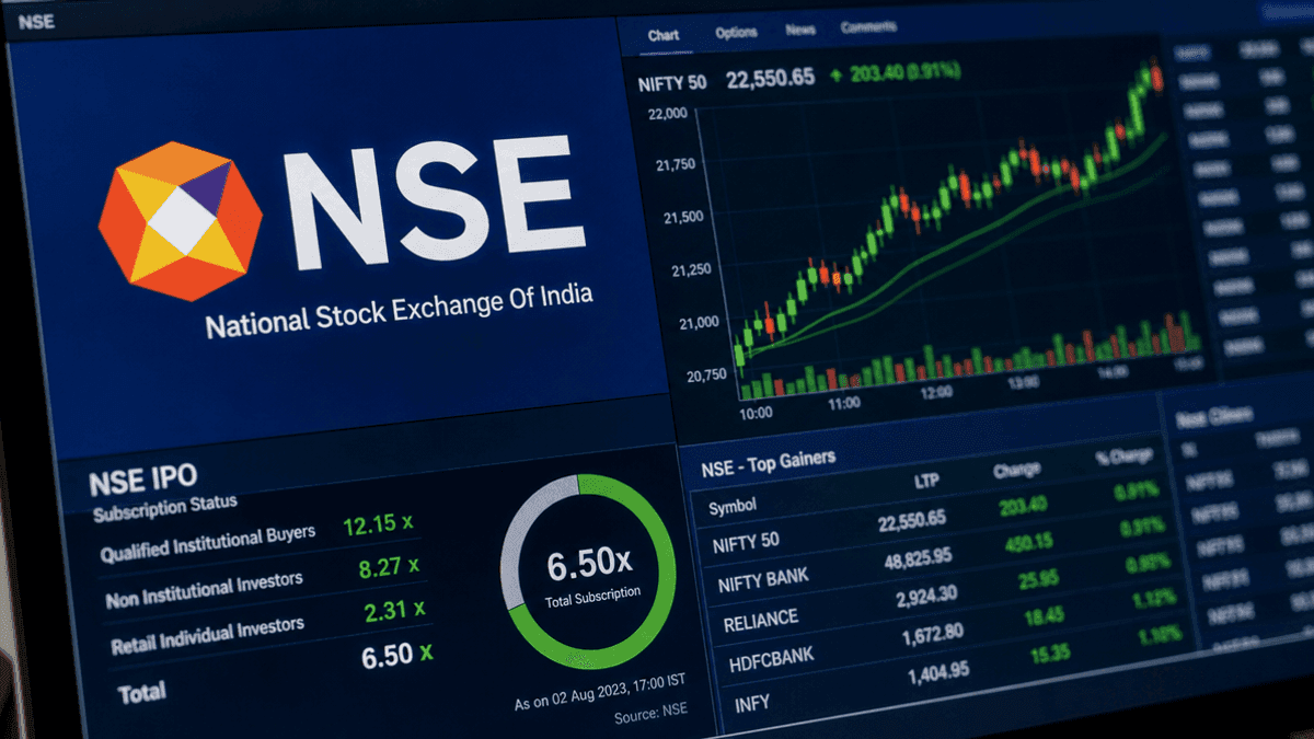 NSE IPO Fully Subscribed on Day 2: Rs 22,562 Cr Issue