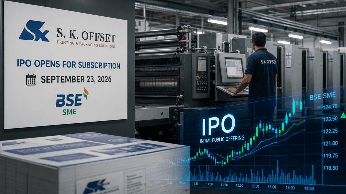 S. K. Offset IPO Opens Sept 23: Raise Rs 29 Crore