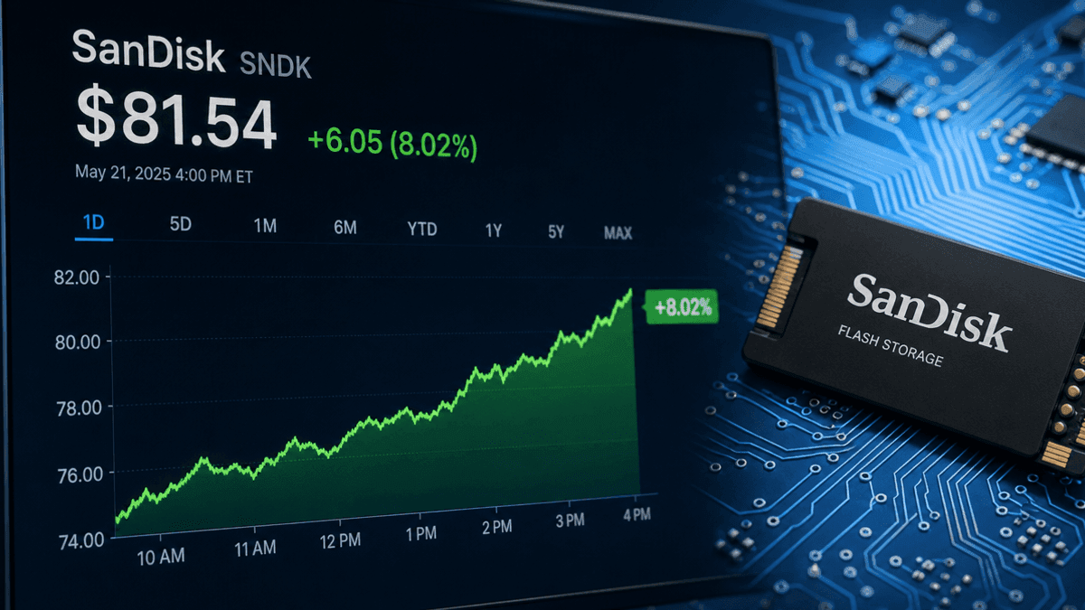 SanDisk Stocks Surge 8% on Acquisition & Earnings News