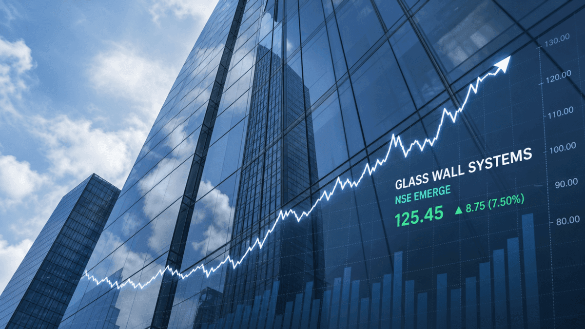 Glass Wall Systems NSE Emerge IPO Listing: 6.6% Premium