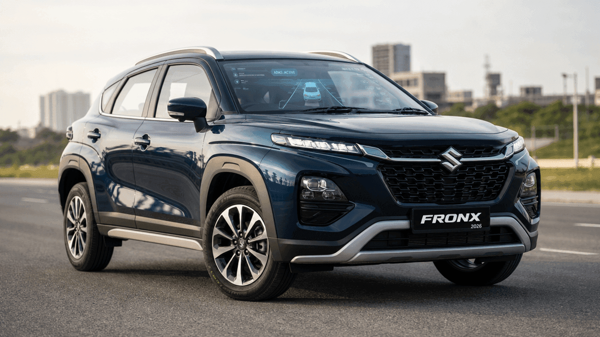 Maruti Suzuki Fronx Facelift 2026: ADAS & AWD Upgrades