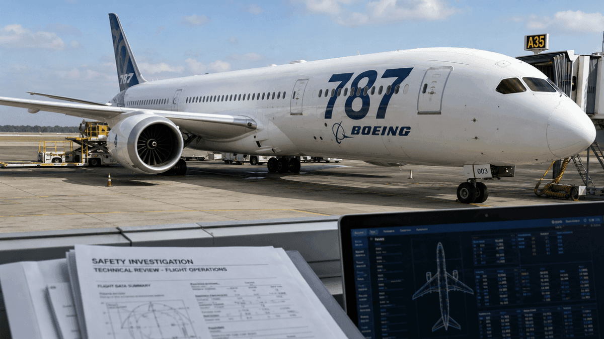 Boeing 787 Electrical Probe Called by Pilots After AI171 Crash