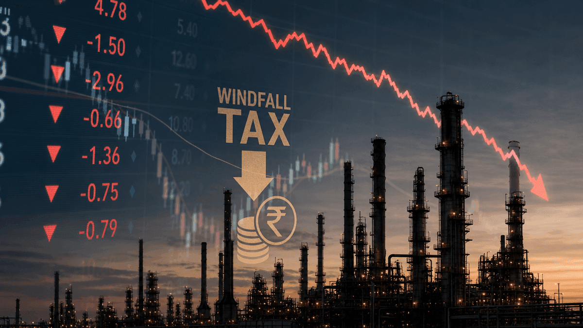Indian Oil Stocks Navigate Windfall Tax & Crude Volatility