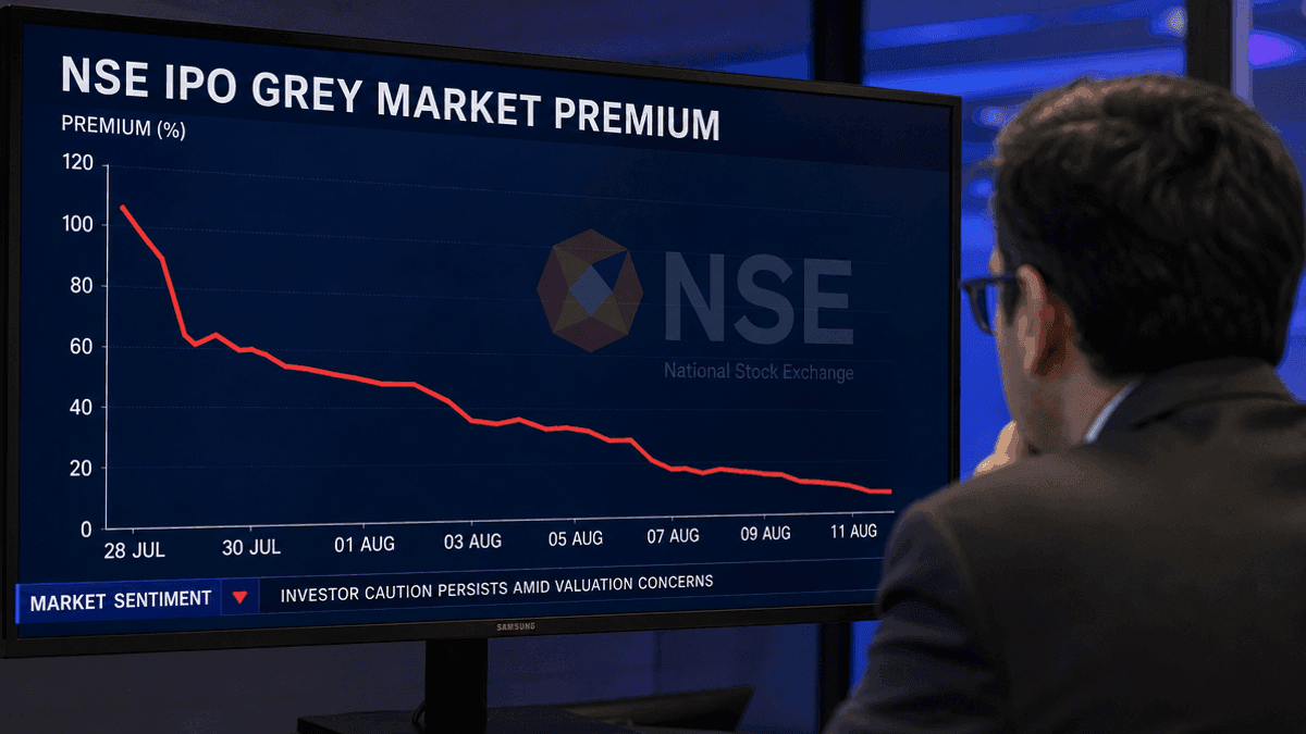 NSE IPO GMP Slips to Rs 58: What It Means for Investors