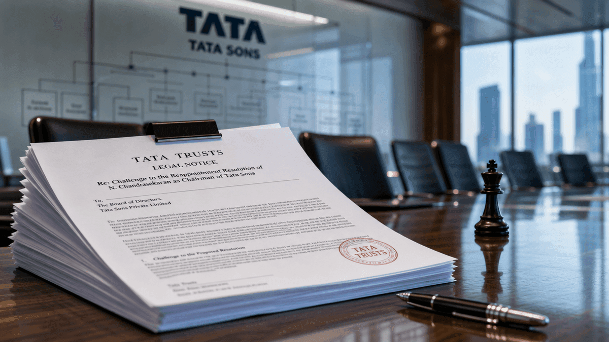 Tata Trusts Challenges N. Chandrasekaran Reappointment