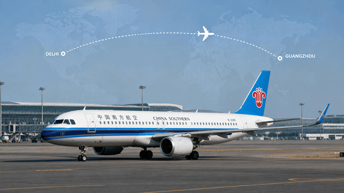 Delhi to Guangzhou Direct Flights Return After 6 Years