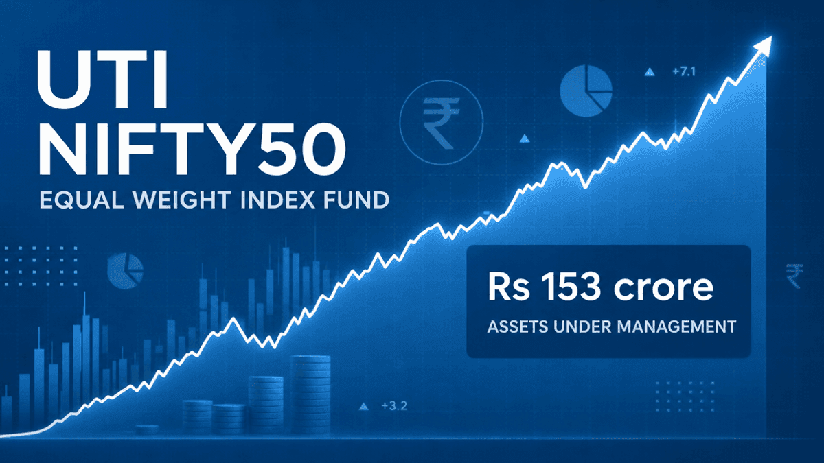 UTI NIFTY50 Equal Weight Index Fund Hits Rs 153 Cr AUM