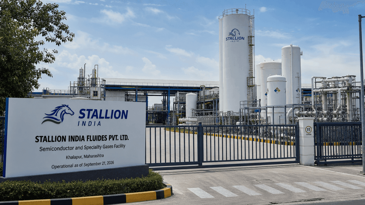 Stallion India Opens Khalapur Gas Facility for Semiconductors