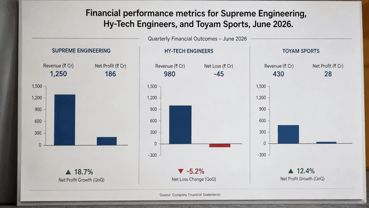 June 2026 Financial Results: Supreme, Hy-Tech & Toyam