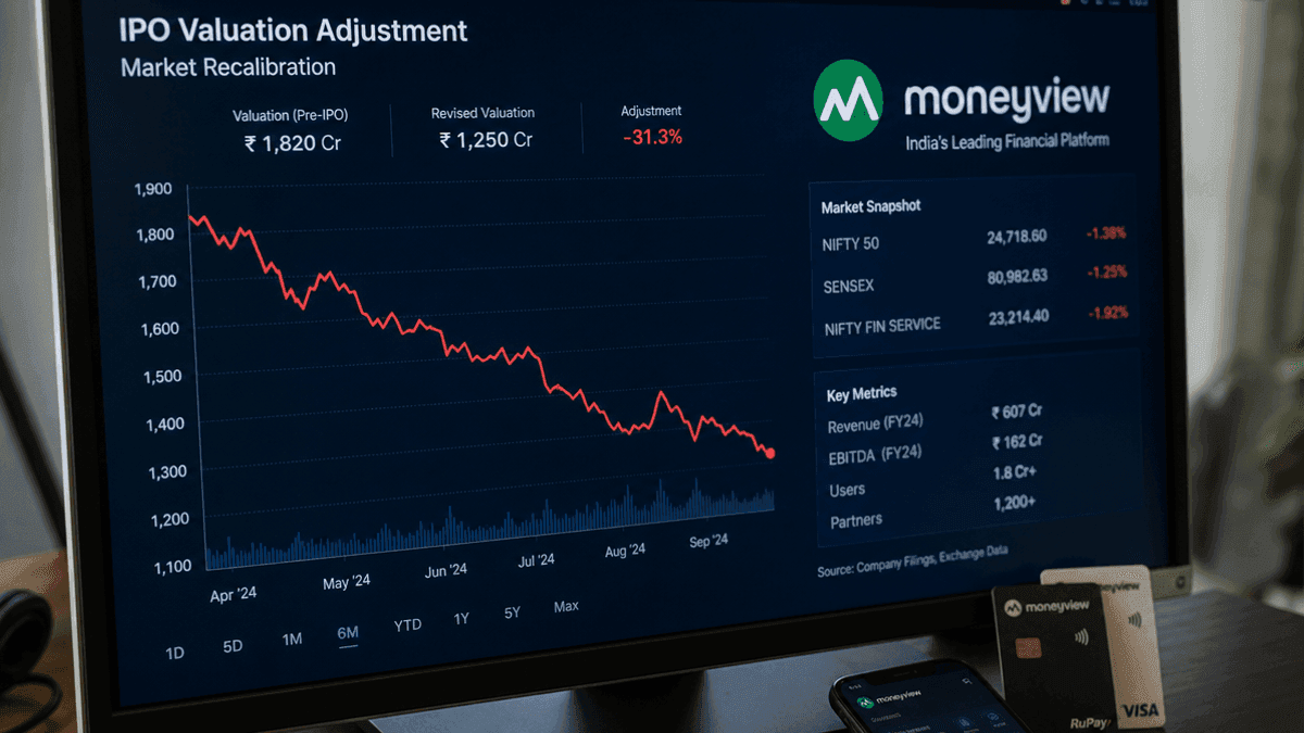 Moneyview Adjusts IPO Valuation to $624M Amid Shifts