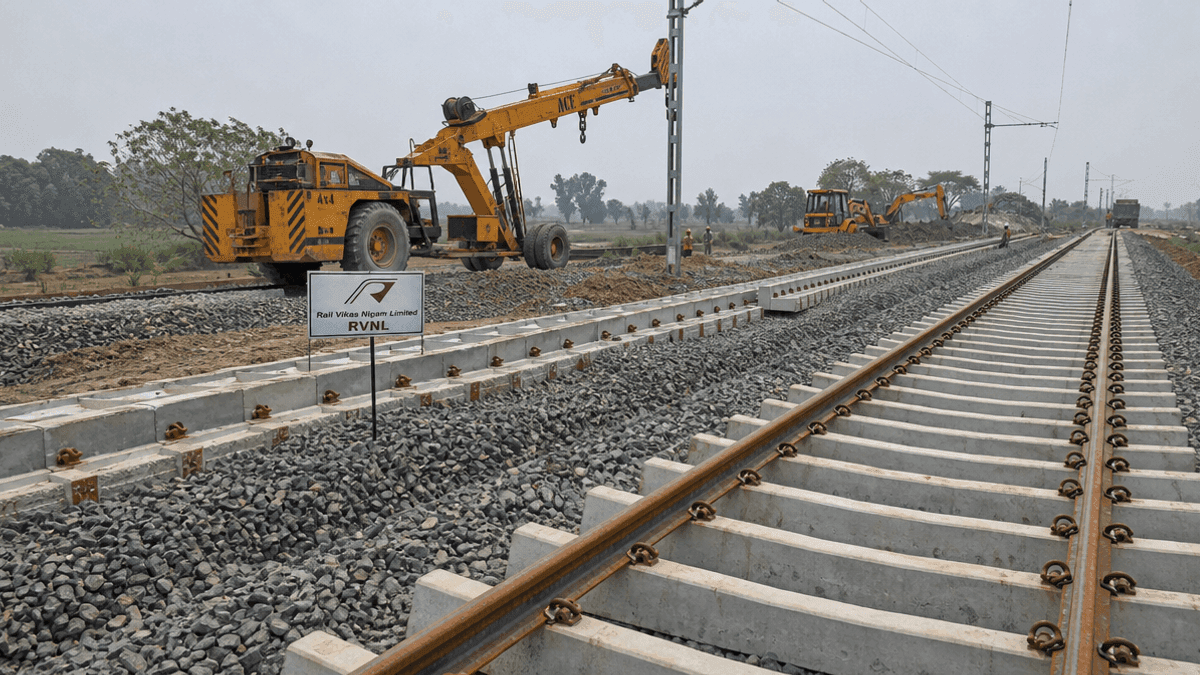 Rail Vikas Nigam Wins Rs 404.88 Cr Railway Project