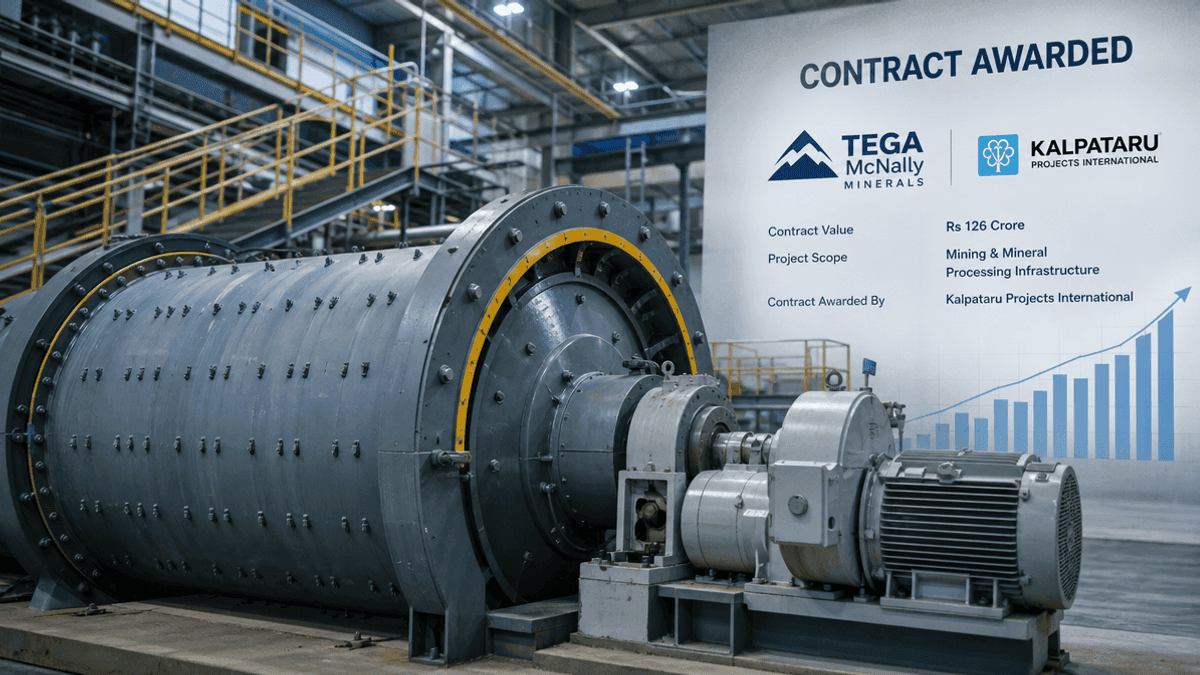 Tega Industries Arm Wins Rs 126 Cr Kalpataru Contract