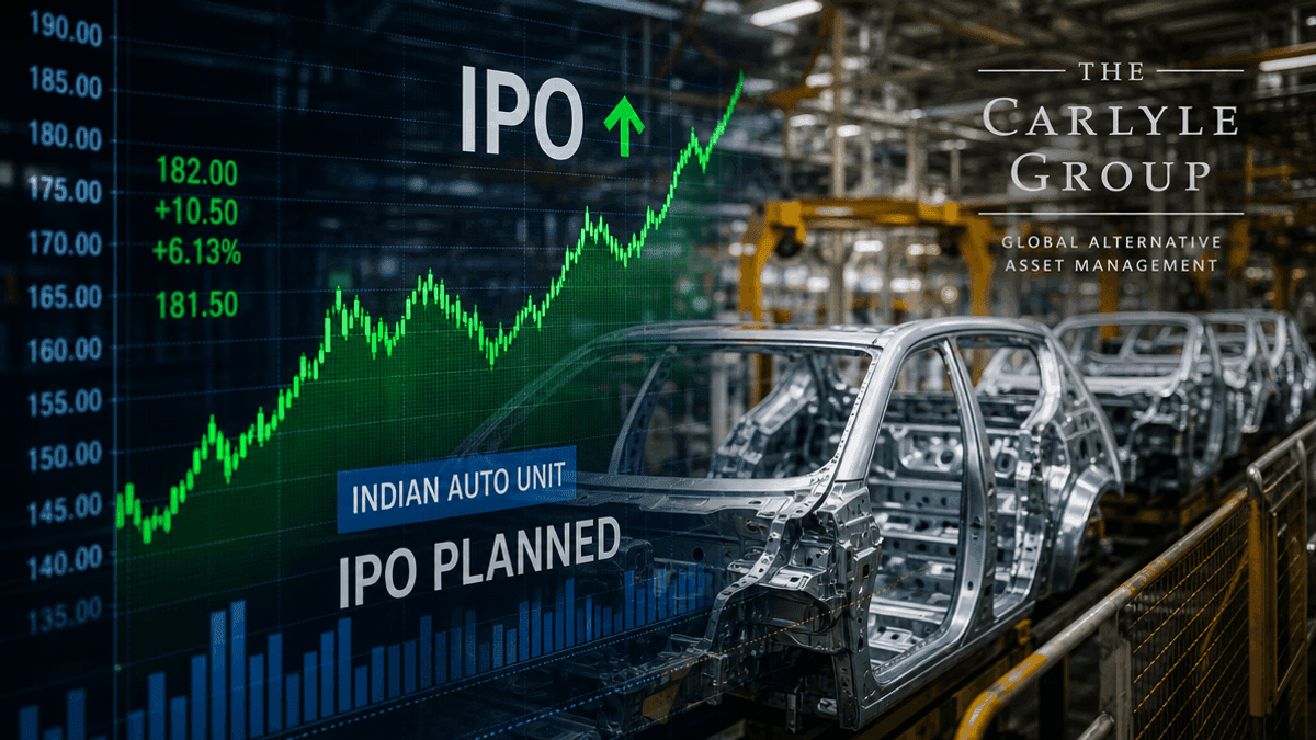 Carlyle Group Plans $400M IPO for Indian Auto Unit