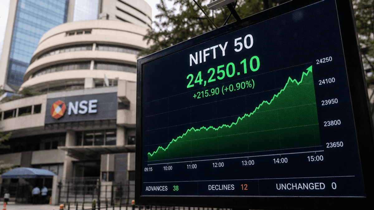 Indian Stock Market Resilient as Nifty 50 Eyes 23,500