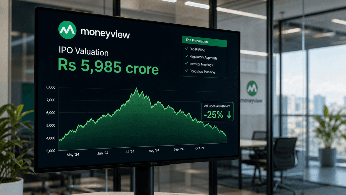 Moneyview Targets Rs 5,985 Cr IPO at 20% Discount