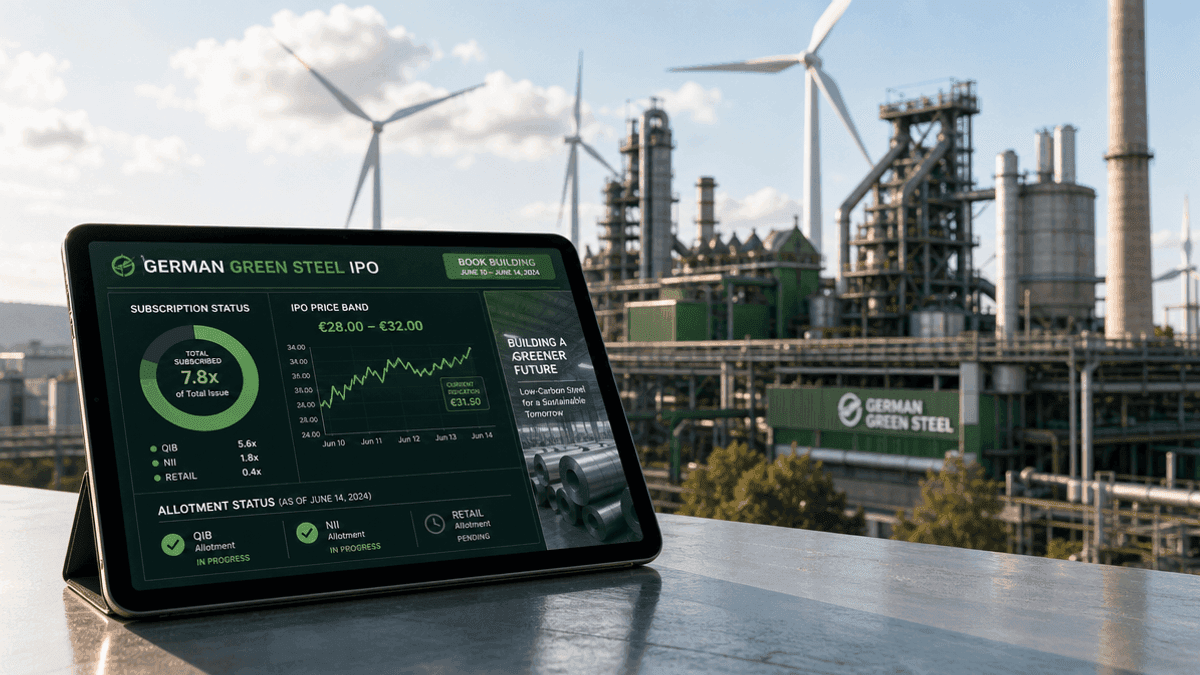 German Green Steel IPO 2025: Pricing, GMP & Allotment Guide