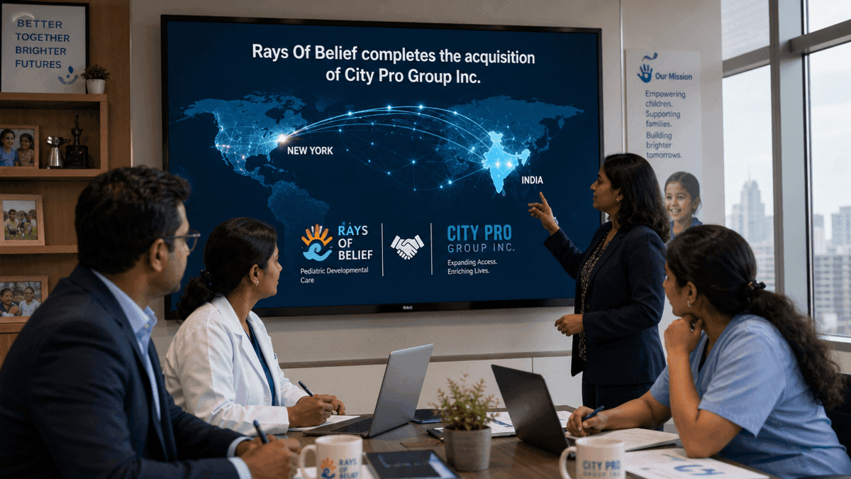 Rays Of Belief Acquires City Pro Group to Expand US Footprint