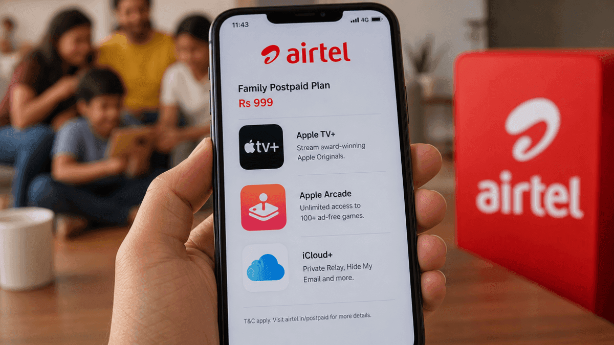 Bharti Airtel Upgrades Rs 999 Postpaid Plan With Apple Services