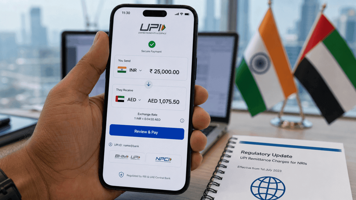 New UPI Charges for UAE NRIs: Remittance Fees & Updates