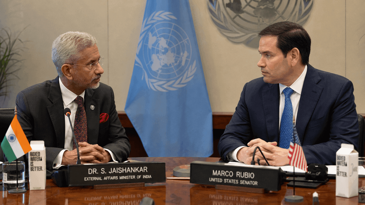 Jaishankar & Rubio Discuss Russia Sanctions at UNGA