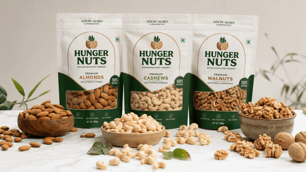 Adon Agro Launches Hunger Nuts Brand for Dry Fruits