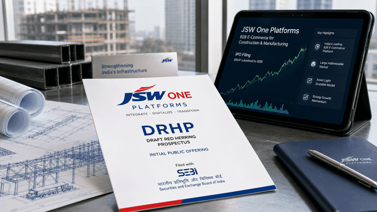 JSW One Platforms Files DRHP With SEBI For IPO