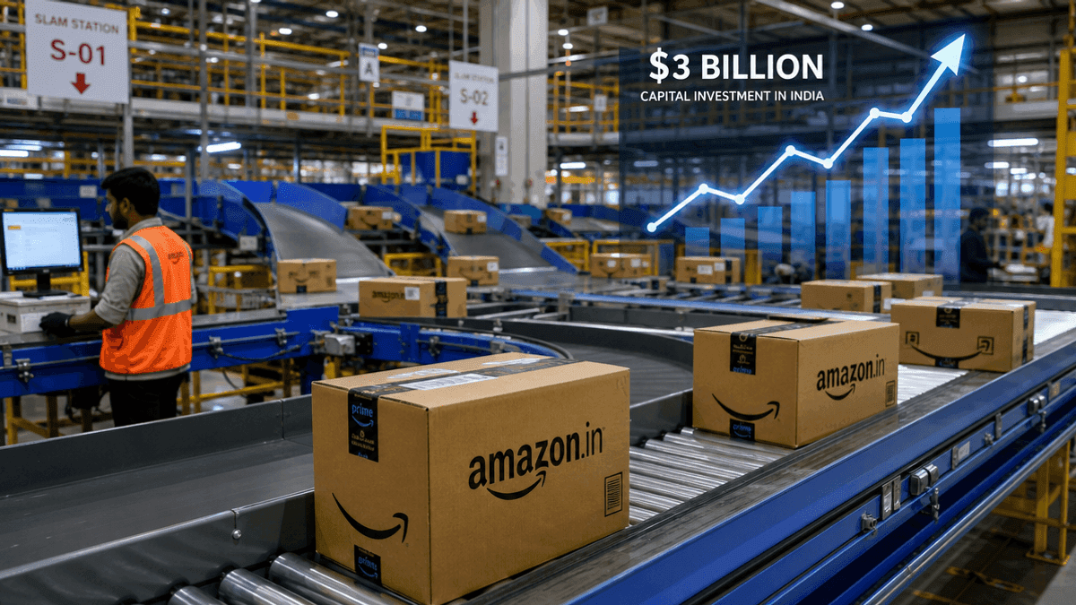 Amazon Invests $3 Billion to Expand India Operations