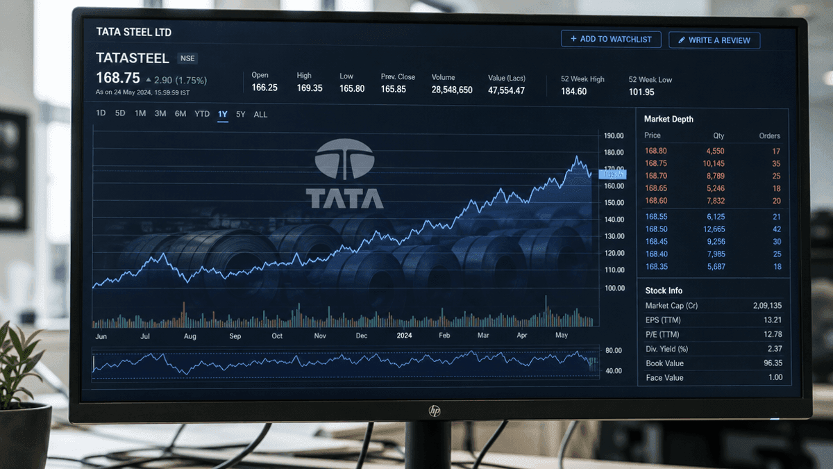 Tata Steel Stock Price: NSE & BSE Market Performance