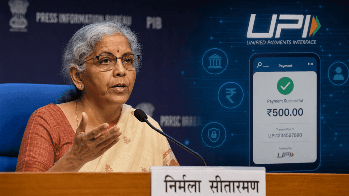 Sitharaman Defends UPI MDR Policy as Professional & Independent