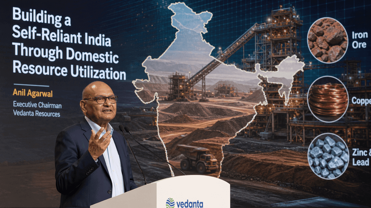 Anil Agarwal: India Must Tap Domestic Resources for Growth