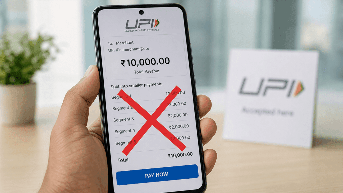Does Splitting UPI Payments Under Rs 2,000 Avoid MDR Fees?