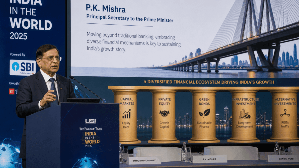 India Needs Diversified Financing Beyond Banks: P.K. Mishra