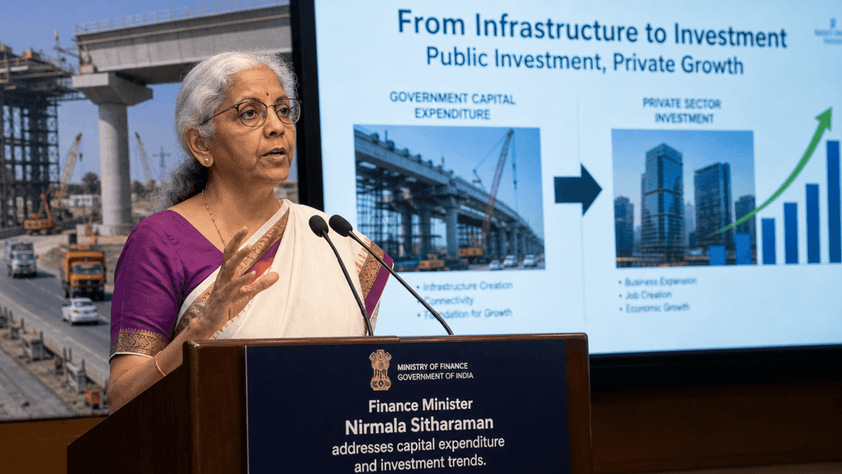 Sitharaman: Public Capex Boosts Private Investment