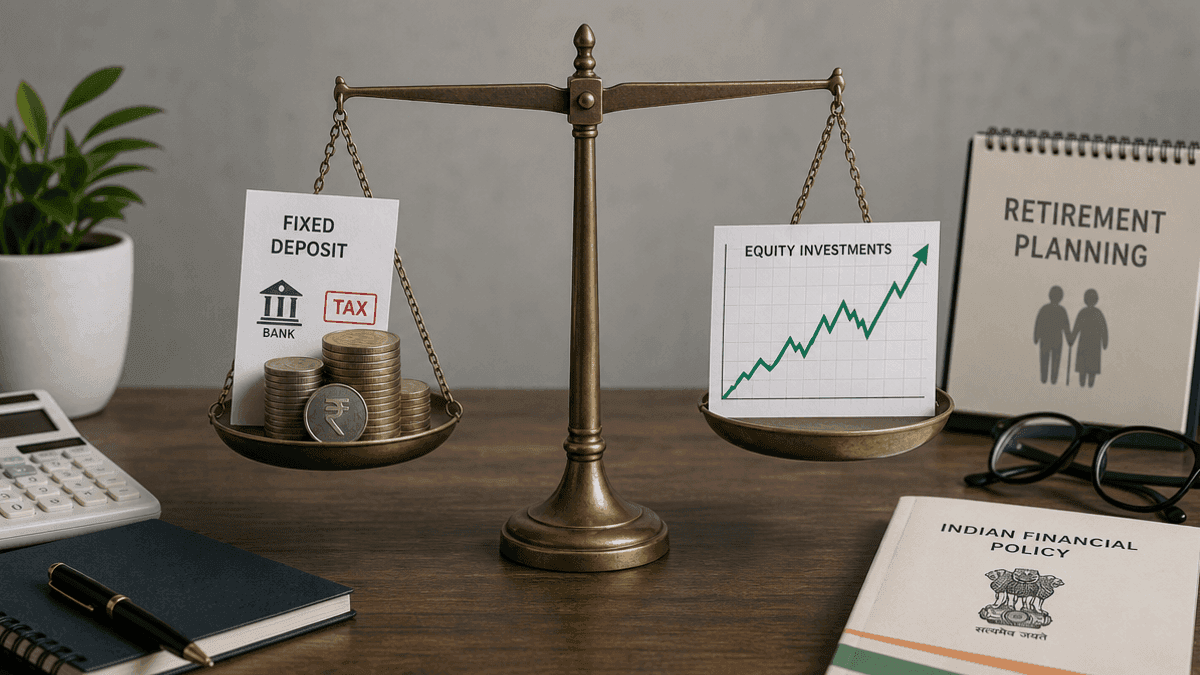 Fixing Bank FD Taxes & Equity Volatility for Retirement