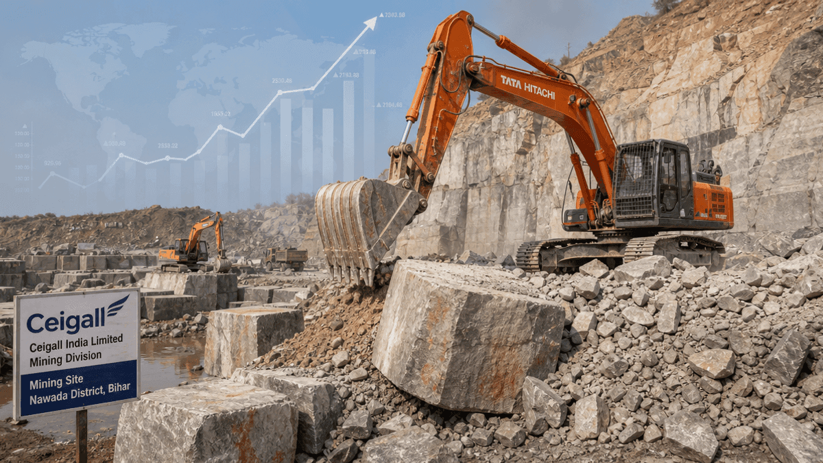 Ceigall India Wins Rs 214.52Cr Bihar Mining Project