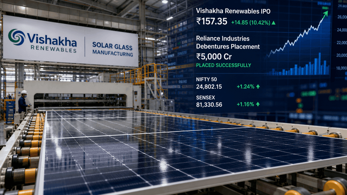 Vishakha Renewables IPO & Reliance Secure Major Funding