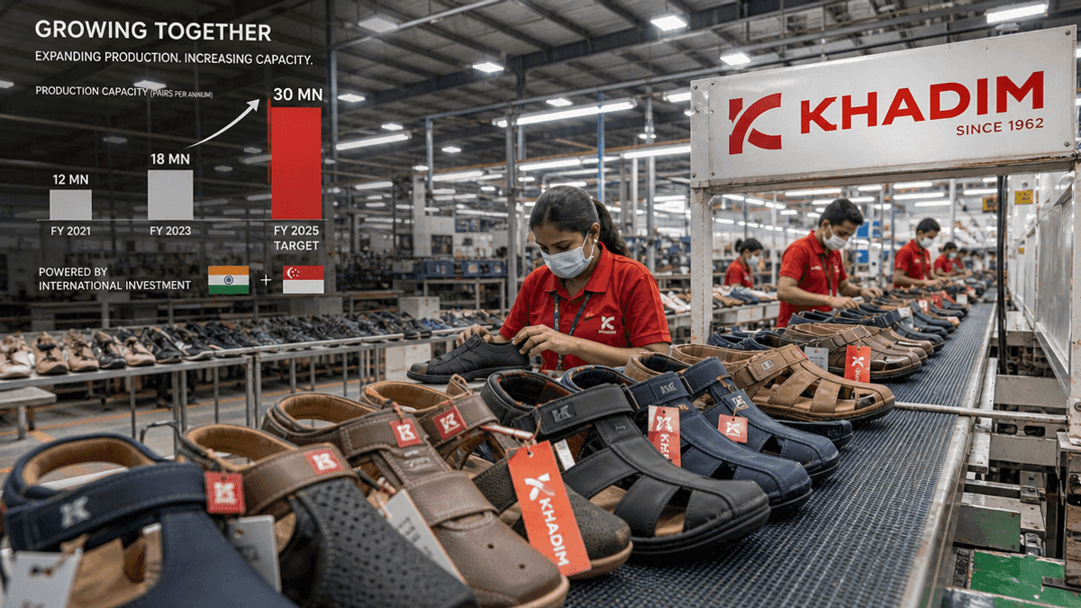 Khadim India Targets 10M Pair Footwear Capacity Next Year