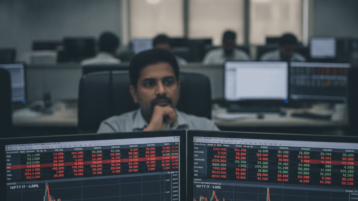 Top Gainers & Losers: Nifty Slips 131 Points As IT Stocks Lead Market Decline On Monday | 07 Sept 2026, 12:00 PM IST