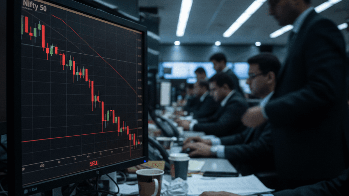 Closing Bell: Nifty 50 Slips 160 Points as Titan and Adani Enterprises Lead Declines | 07 Oct 2026, 03:45 PM IST